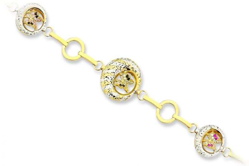 Altın Taşlı Bileklik Blk20059 Melis Gold