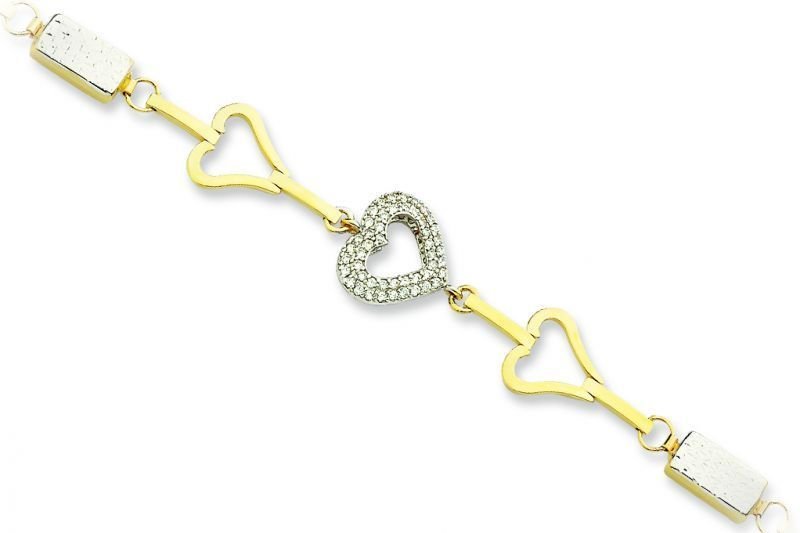 Altın Taşlı Bileklik Blk20060 Melis Gold