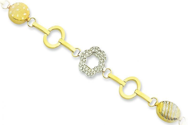 Altın Taşlı Bileklik Blk20063 Melis Gold