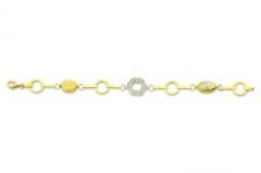Altın Taşlı Bileklik Blk20063 Melis Gold