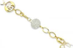 Altın kartanesi Taşlı Bileklik Blk20066 Melis Gold