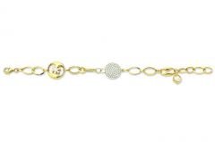 Altın kartanesi Taşlı Bileklik Blk20066 Melis Gold
