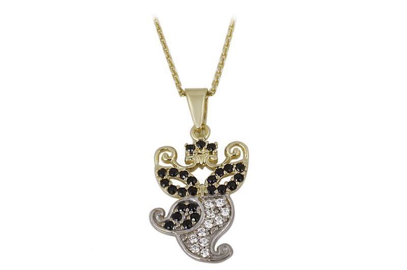 Altın Baykuş Kolye Kly00146 Melis Gold