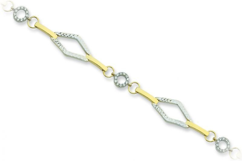 Altın Taşlı Bileklik Blk20067 Melis Gold