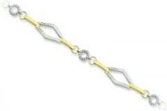Altın Taşlı Bileklik Blk20067 Melis Gold