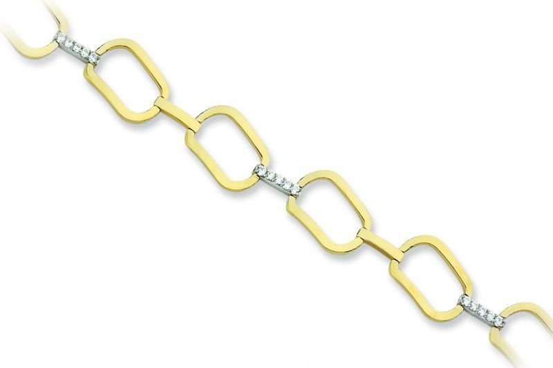 Altın Taşlı Bileklik Blk20075 Melis Gold