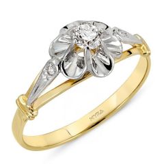 Myra Gold 0.20 Ct. Pırlanta Tektaş Yüzük