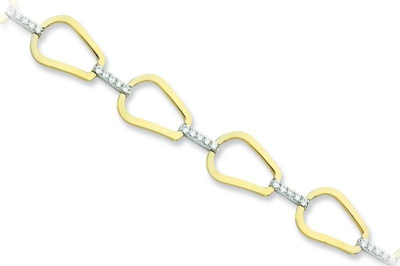 Altın Taşlı Bileklik Blk20081 Melis Gold