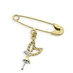 Myra Gold Peri Kızı Bebek İğnesi