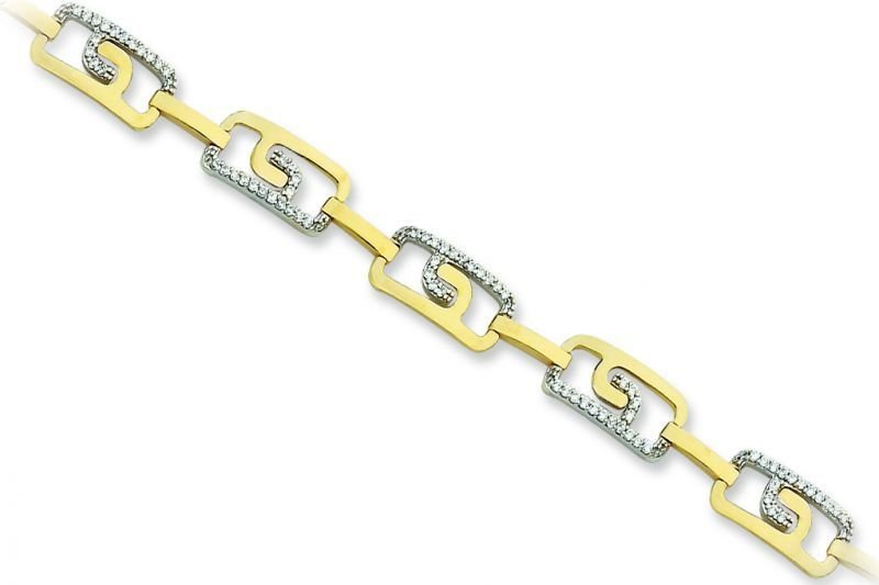 Altın Taşlı Bileklik Blk20091 Melis Gold
