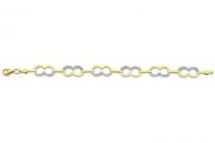 Altın Taşlı Bileklik Blk20094 Melis Gold