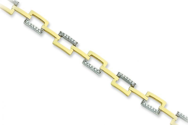Altın Taşlı Bileklik Blk20095 Melis Gold