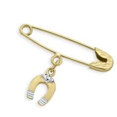 Myra Gold Nal Figürlü Bebek İğnesi