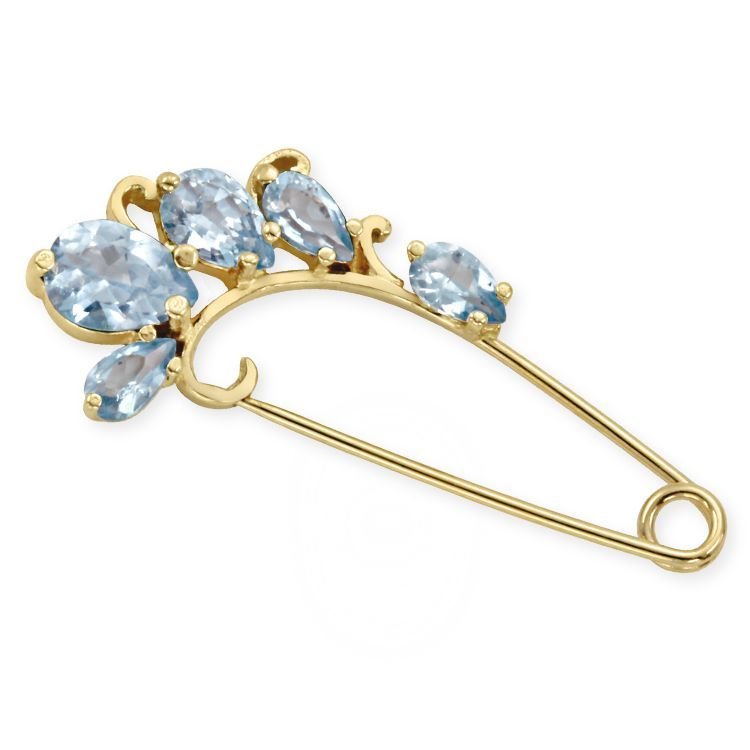 Myra Gold Zirkon Taşlı Bebek İğnesi