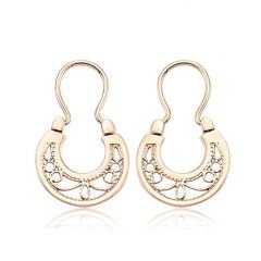 Myra Gold 14 Ayar Altın Saraylı Küpe