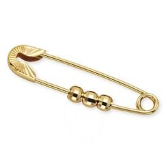 Myra Gold 14 K Küçük Toplu Bebek İğnesi