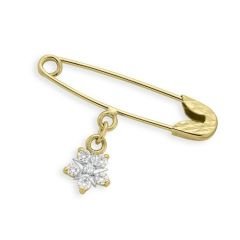 Myra Gold Zirkon Taşlı Bebek İğnesi