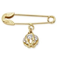 Myra Gold 14 K Kafesli Bebek İğnesi