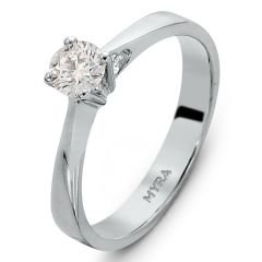 Myra Gold 0.37 Ct. Pırlanta Tektaş Alyans
