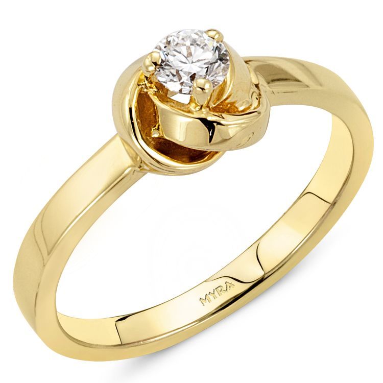Myra Gold İndirimli 0.21 Ct. Pırlanta Tektaş