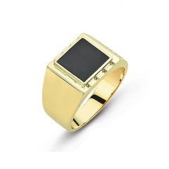 Myra Gold 14 Ayar Altın Erkek Yüzük