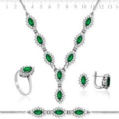 GUMUSH 925 Zirkon Taşlı Full Set | CMP47138303_2