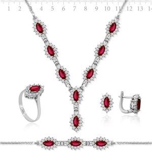 GUMUSH 925 Zirkon Taşlı Full Set | CMP47138303_4