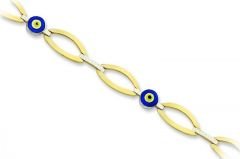 Altın Taşlı Bileklik Blk20096 Melis Gold