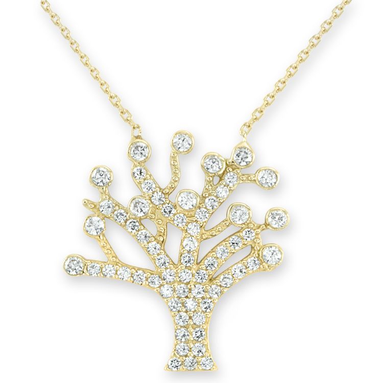 Myra Gold Zirkon Taşlı Soyağacı