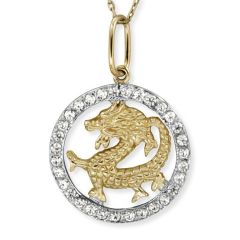 Myra Gold 14 Ayar Altın Ejderha Kolye