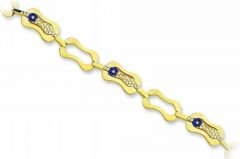 Altın Taşlı Bileklik Blk20124 Melis Gold