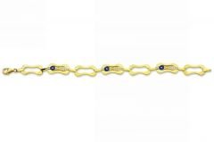 Altın Taşlı Bileklik Blk20124 Melis Gold