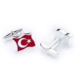 GUMUSH 925 Gümüş Polyesterli Kol Düğmesi | CFL94121003