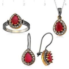 GUMUSH 925 Gümüş Otantik Set | ST0760003
