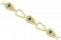 Altın Taşlı Bileklik Blk20126 Melis Gold