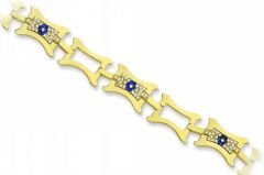 Altın Taşlı Bileklik Blk20131 Melis Gold