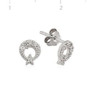 GUMUSH 925 Zirkon Taşlı Gümüş Küpe | EA0490009