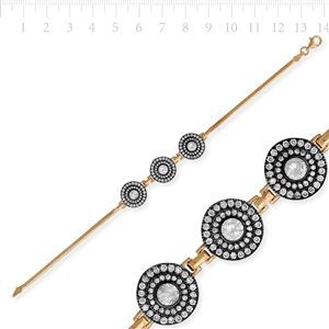 GUMUSH 925 Elmas Model Otantik Bileklik | BRC46138001