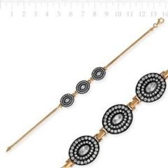 GUMUSH 925 Elmas Model Otantik Bileklik | BRC46138002