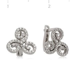 GUMUSH 925 Zirkon Taşlı Gümüş Küpe | EA1540010