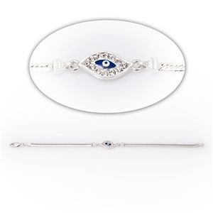 GUMUSH Swarovski Taşlı Nazar Bileklik | BRC81118036