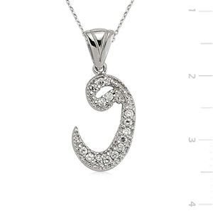 GUMUSH 925 Zirkon Taşlı Gümüş Vav Kolye | PT0470001
