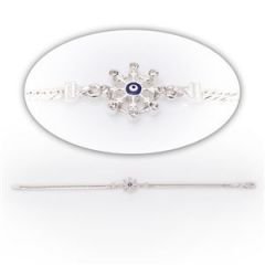 GUMUSH Swarovski Taşlı Nazar Bileklik | BRC81118038