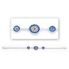 GUMUSH Swarovski Taşlı Nazar Bileklik | BRC29111007