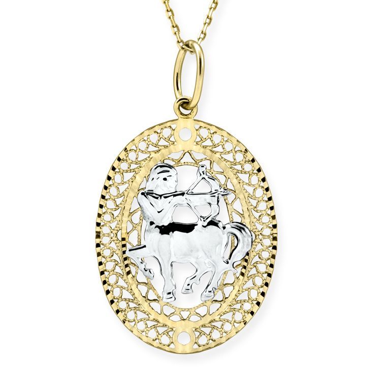 Myra Gold Yay Burcu Kolye 14 Ayar