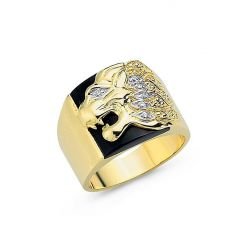 Myra Gold Aslan Figürlü Şık Erkek Yüzük