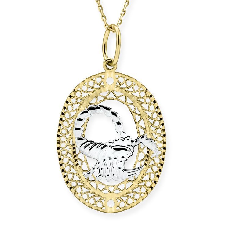 Myra Gold Akrep Burcu Kolye 14 Ayar