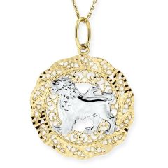 Myra Gold Aslan Burcu Kolye 14 Ayar