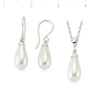 GUMUSH 925 Gümüş İnci Set | ST1150001