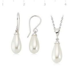 GUMUSH 925 Gümüş İnci Set | ST1150001
